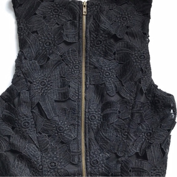 ASTR The Label | Sleeveless Black Lace Overay Cocktail Dress | Size XS - Picture 8 of 11